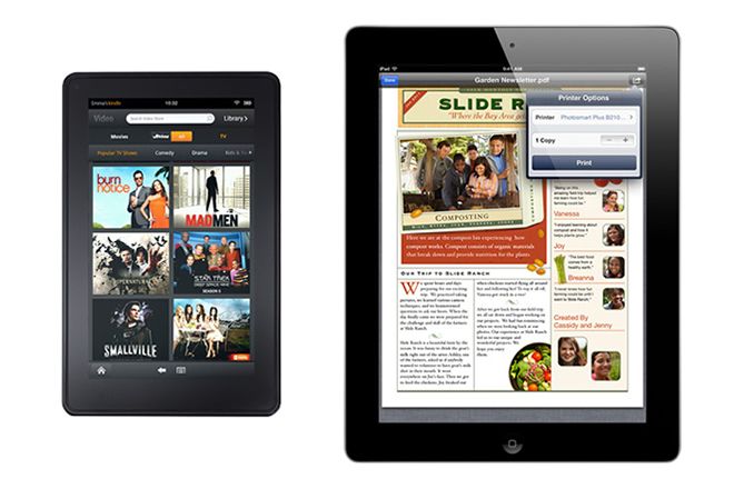 VIDEO Top 5 diferente intre Amazon Kindle Fire si Apple iPad 2