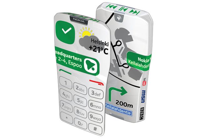 VIDEO Cel mai revolutionar telefon pe care l-ai vazut! Nokia GEM, aparatul invelit TOTAL intr-un ecran touch