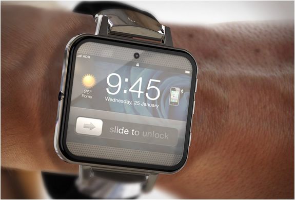 FOTO: Cea mai tare inventie Apple din 2012: iWatch2, ceasul pe care poti sa vezi FILME si sa stai pe Facebook!