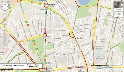 Google Trafic e in sfarsit disponibil si in Romania. Verifica ONLINE cat de aglomerat e drumul tau