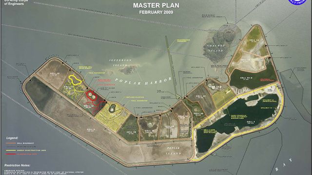Armata americana construieste o insula secreta in nord-estul tarii