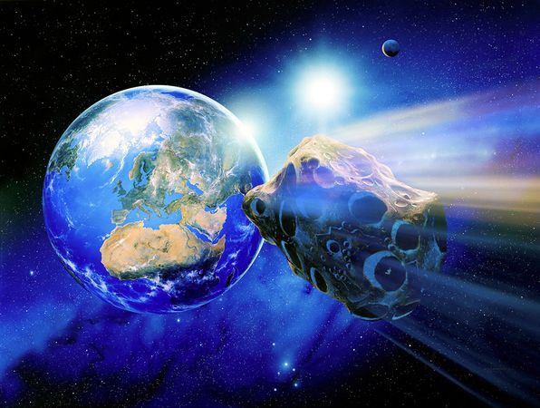 Un asteroid trece ASTAZI pe langa Pamant. Urmareste-l online