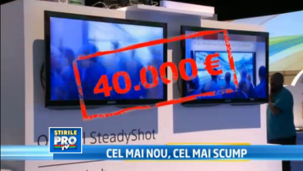 Cele mai scumpe gadgeturi de la CES 2013. OLED-ul 4K de la Sony de 40.000 de euro