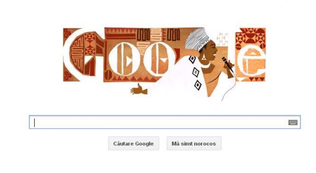 Google sarbatoreste azi 81 de ani de la nasterea cantaretei Miriam Makeba. Ce imagine au vazut toti romanii