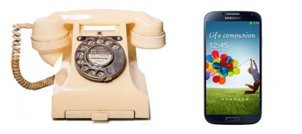 Gadgeturile copilariei. De la telefon cu disc, la Samsung Galaxy S4