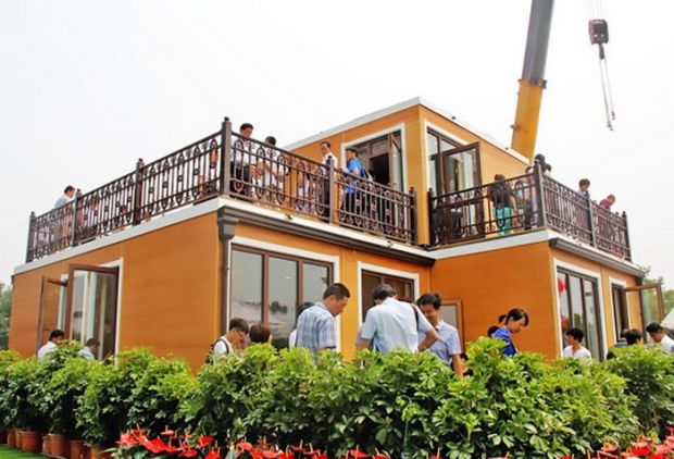 Casa aceasta este iesita din comun! Cum a putut sa fie asamblata in doar 3 ore