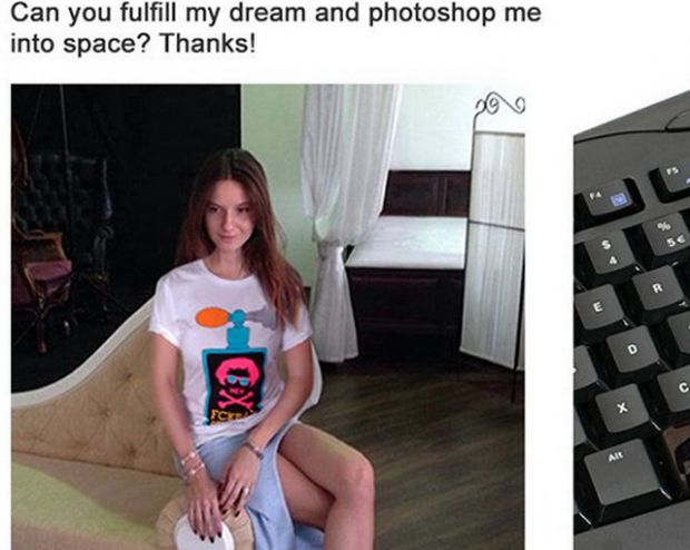 I-a cerut persoanei gresite sa-i modifice poza in Photoshop! Cum arata dupa