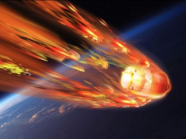 Statia spatiala scapata de sub control s-a prabusit pe Pamant! Imagini cu dezintegrarea satelitului