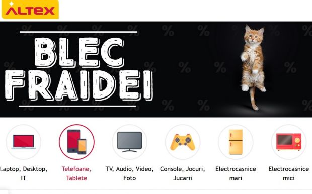 Black Friday 2018 la Altex. Reducere foarte mare la modelul Samsung Galaxy Note 9