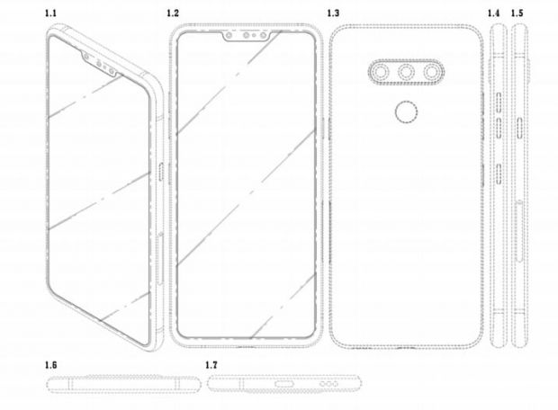LG va produce un smartphone cu șase camere foto: trei frontale și trei pe spate