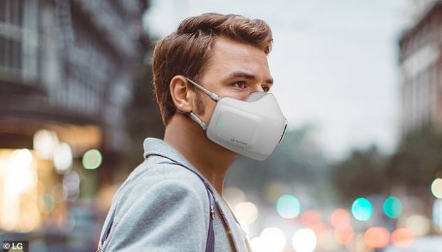 LG lansează o mască de protecție cu ventilatoare și filtre de aer integrate