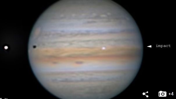 Un obiect misterios s-a prăbușit pe Jupiter. Imaginile surprinse de un astronom amator